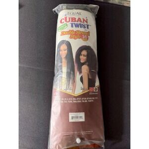 Shake-N-Go Cuban Twist Braiding Hair 16" Color 2 New Double Strand Style